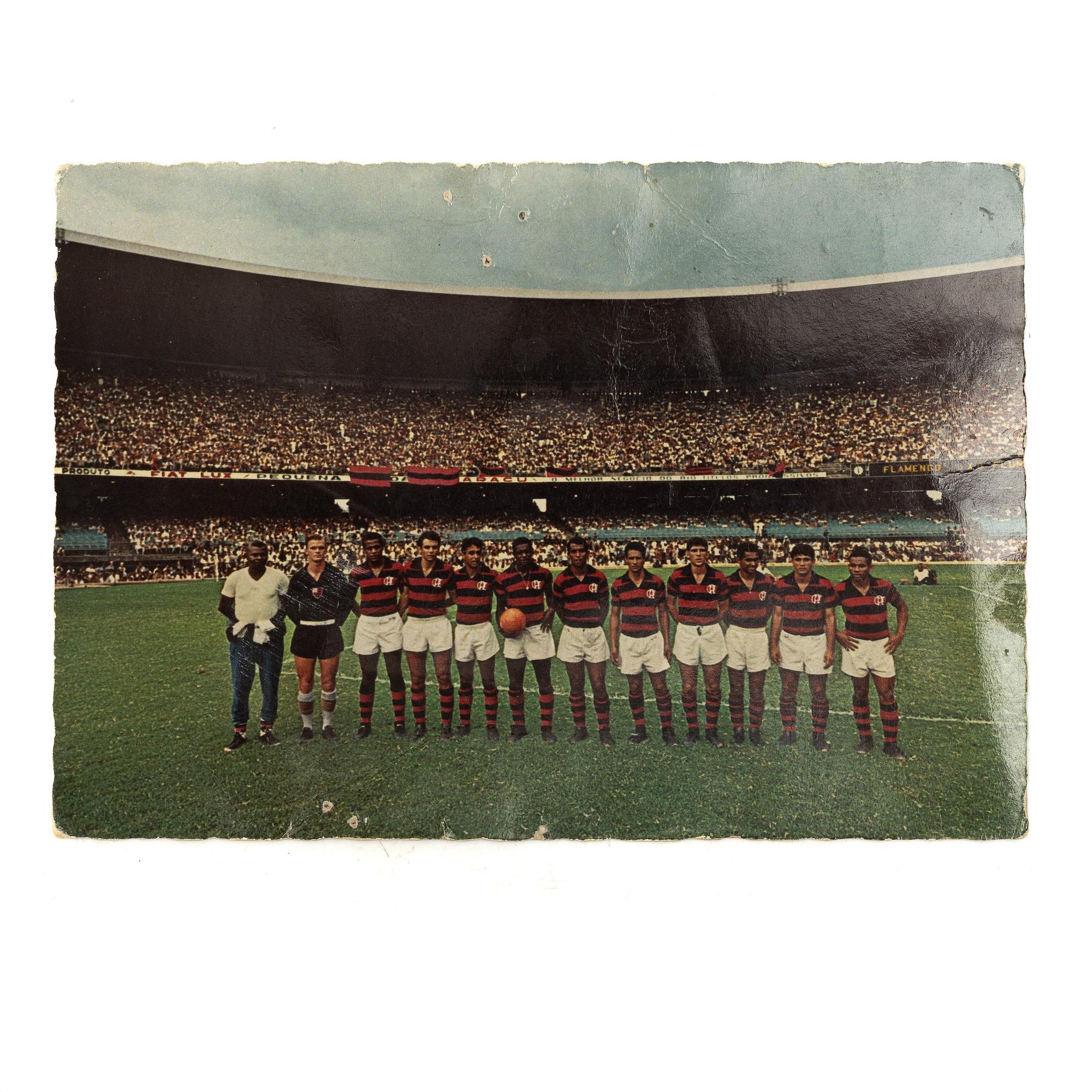 Autographs, Brazilian footballers, including Pelé, 1966.