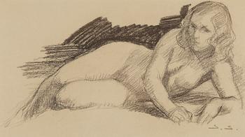 Santeri Salokivi, Reclining nude.