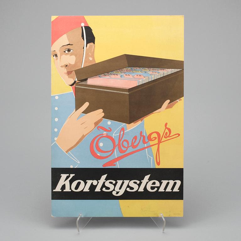 REKLAMSKYLTAR, 5 stycken, papp, 1900-talets mitt.