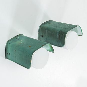 A set of two wall lamps / outdoor lightings, Sähköliikkeiden Oy (SLO), Finland 1930-40s.