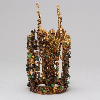 An early 20th century Silla style (Korea) crown.