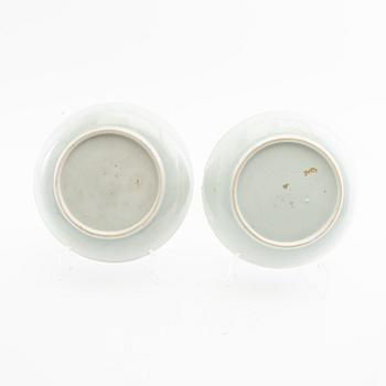 Fat 2 st Kina 1700-tal porslin.