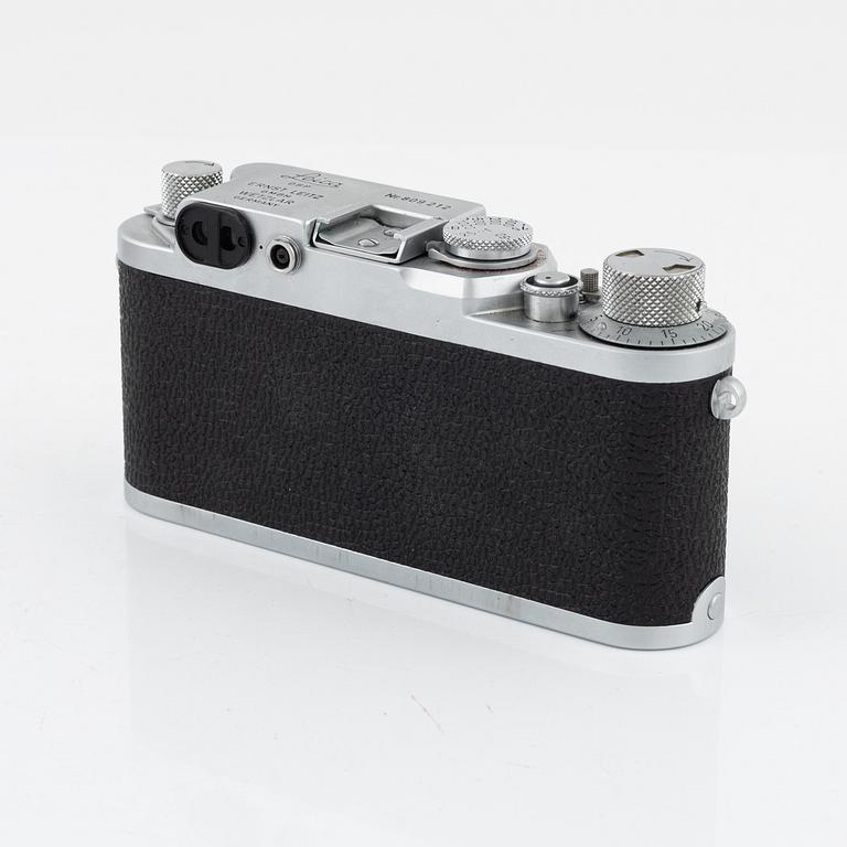 Leica IIf, "Black Dial", no. 809212, 1956.