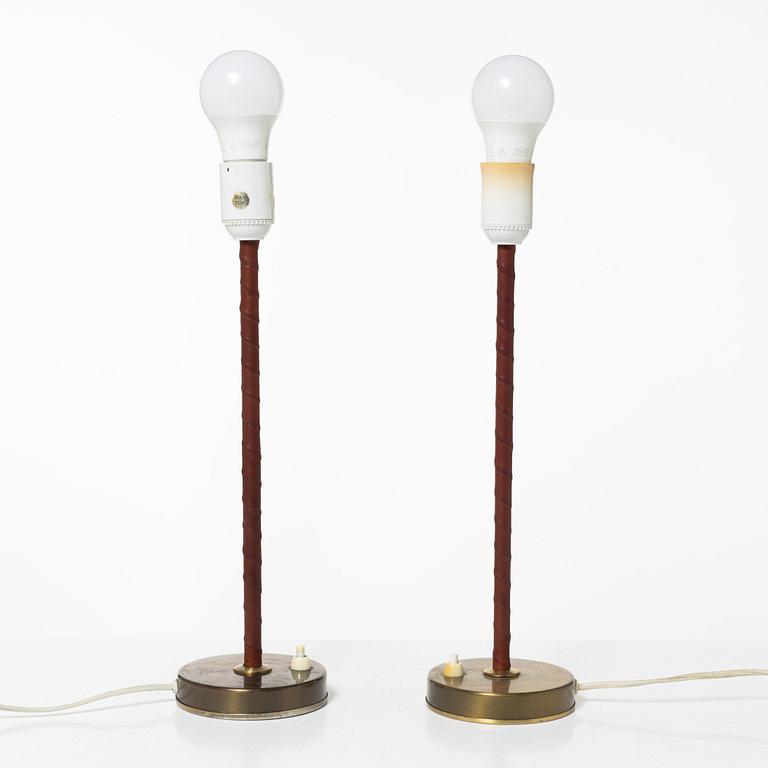 Table lamps, a pair, Eskilstuna Elektrofabrik, second half of the 20th century.