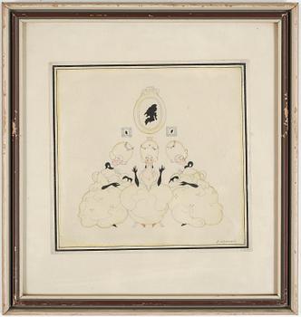 EINAR NERMAN, Akvareller, 8 st, signerade.