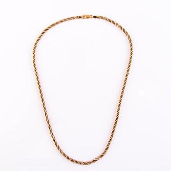 A 14K gold necklace, Kellomiehet Oy, Helsinki, Finland.