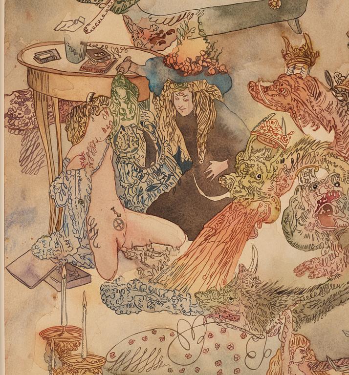 Fredrik Söderberg, 'Snowdrops from a Curate's Garden 1, The Hidden Landscape of the Subconscious 1'.