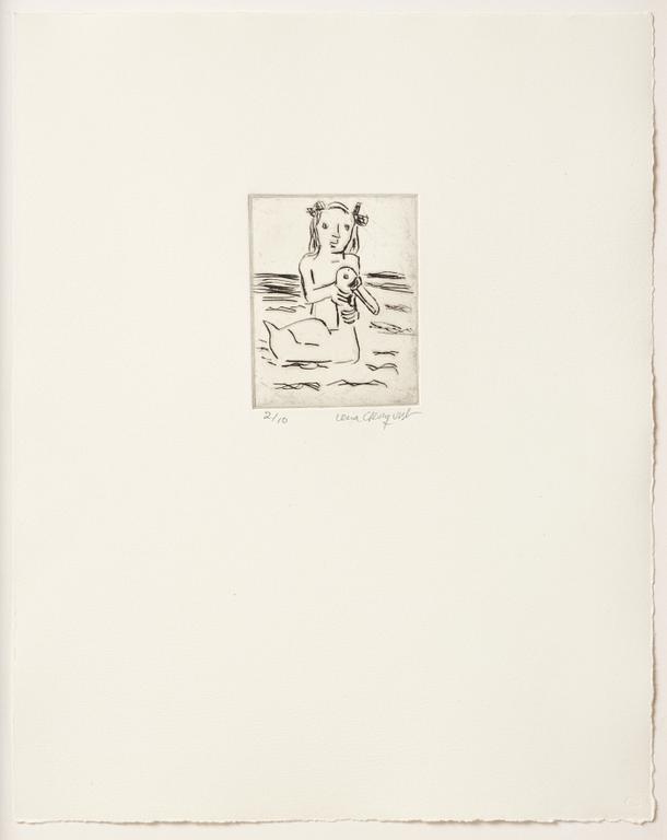 Lena Cronqvist, “Flicka och svan IIl (2016)".