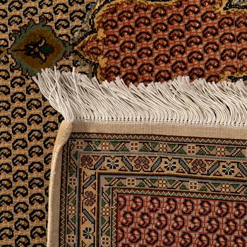 Carpet Tabriz old part silk approx. 300x205 cm.