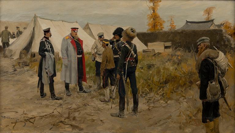 IVAN ALEXEIEVITCH VLADIMIROV, SCENE FROM THE  RUSSO-JAPANESE WAR.