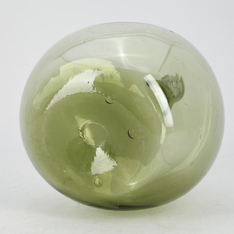 FLASKA, glas, 1700-tal.