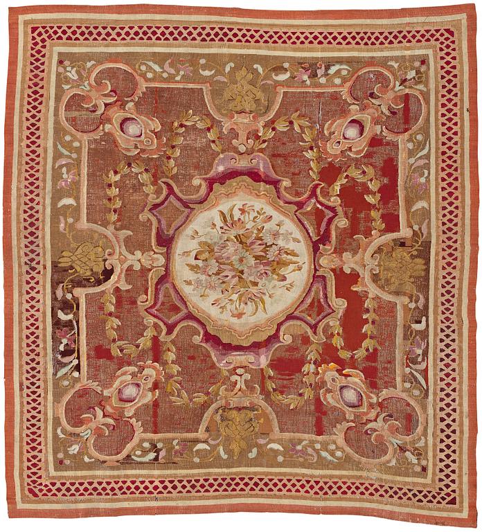 MATTO, tapestry weave, ca 258,5-267,5 x 241,5 cm, Aubusson, France the middle to the end of the 19th century.