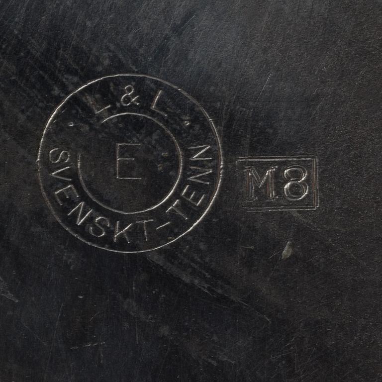 BORDSLAMPA, L&L Svensk Tenn 1938.