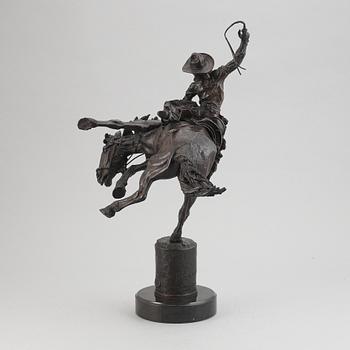 Harry Jackson, after. Sculpture. Signed. Foundry mark. Height 53 cm (including base).