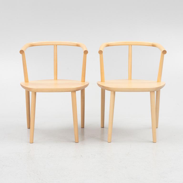 Claesson Koivisto Rune, karmstolar, ett par, "Five chair", Meetee, Japan, 2013.