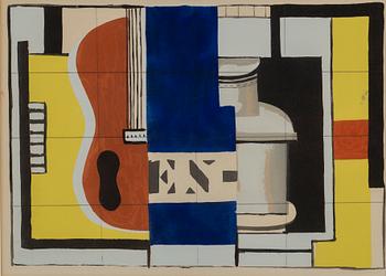 FERNAND LÉGER, Pochoir, Utgiven av J. Bucher och J. Becker, 1933.