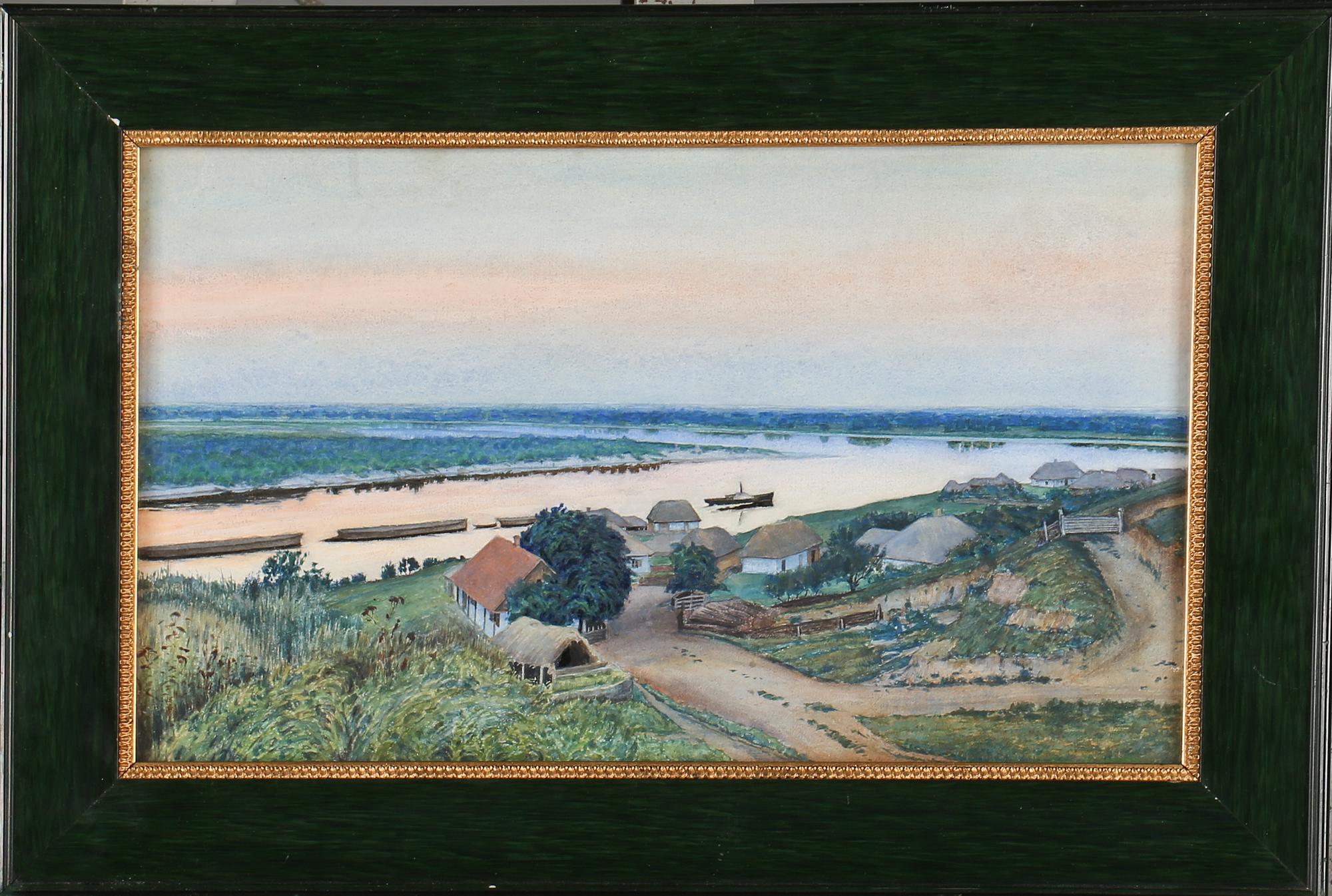 OKÄND KONSTNÄR, blandteknik, troligen Ryssland, 1800-tal.