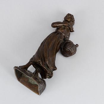 Lena Börjeson, skulptur. Sign. Brons.