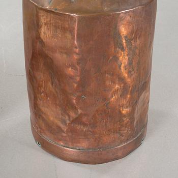 Two 19th century copper jars.