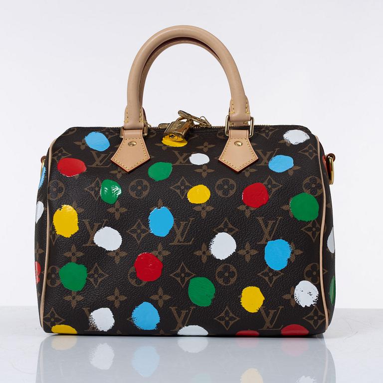 Louis Vuitton X Yayoi Kusama, Speedy 25, 2023.