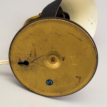 BORDSLAMPOR/VÄGGLAMPOR, ett par, Eric Wärnå, EWÅ, Värnamo, 1950-/60-tal.