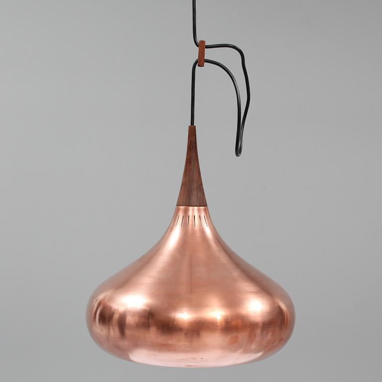 TAKLAMPA, "Orientpendel", Jo Hammerborg, Fog og Mørup, 1960-tal, höjd 37 cm.