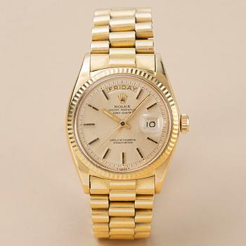 1003. Rolex, Day-Date, "Pie-Pan", ca 1971.