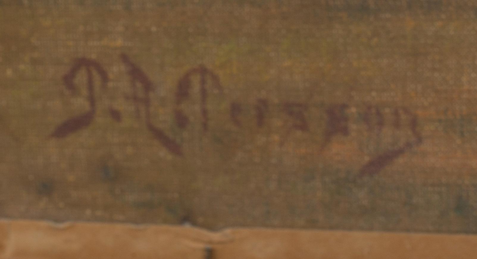 PETER ADOLF PERSSON, oil on canvas, signed on painting on the reverse.