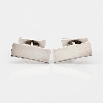 Wiwen Nilsson, cufflinks a pair of silver, Lund 1958.