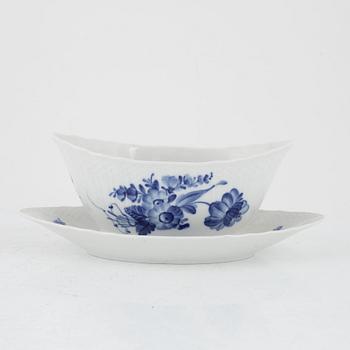 A 71-piece "Blue flower" porcelain dinner and coffee service, Royal Copenhagen, Denmark.