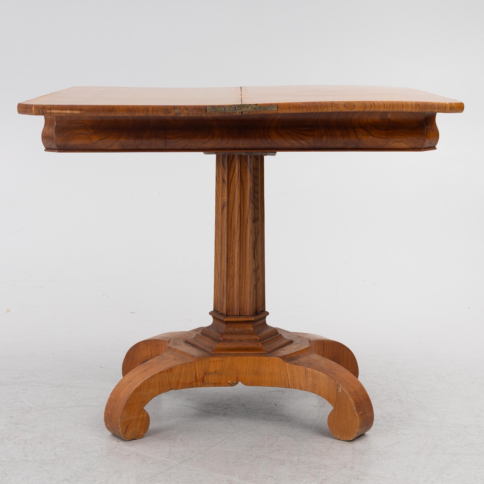 A games table, mid-19th Century.