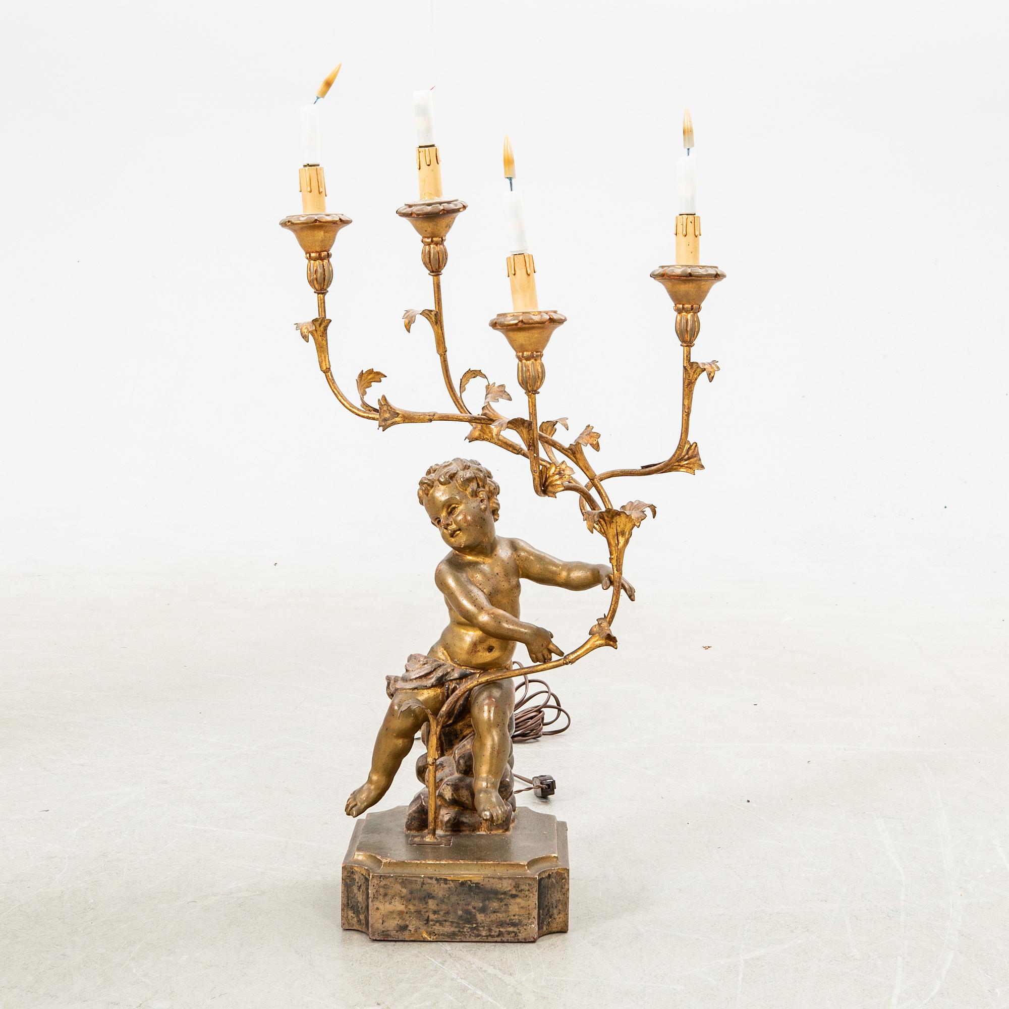 Table lamp/Candelabrum 20th century.