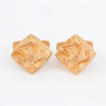 MANSCHETTKNAPPAR, ett par, 18K guld, Alton, Falköping, 1968. Vikt ca 13g.