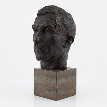 Nils Sjögren, sculpture, bronze.