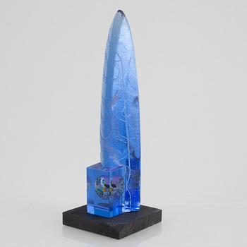 Bertil Vallien, a glass sculpture, Kosta Boda.