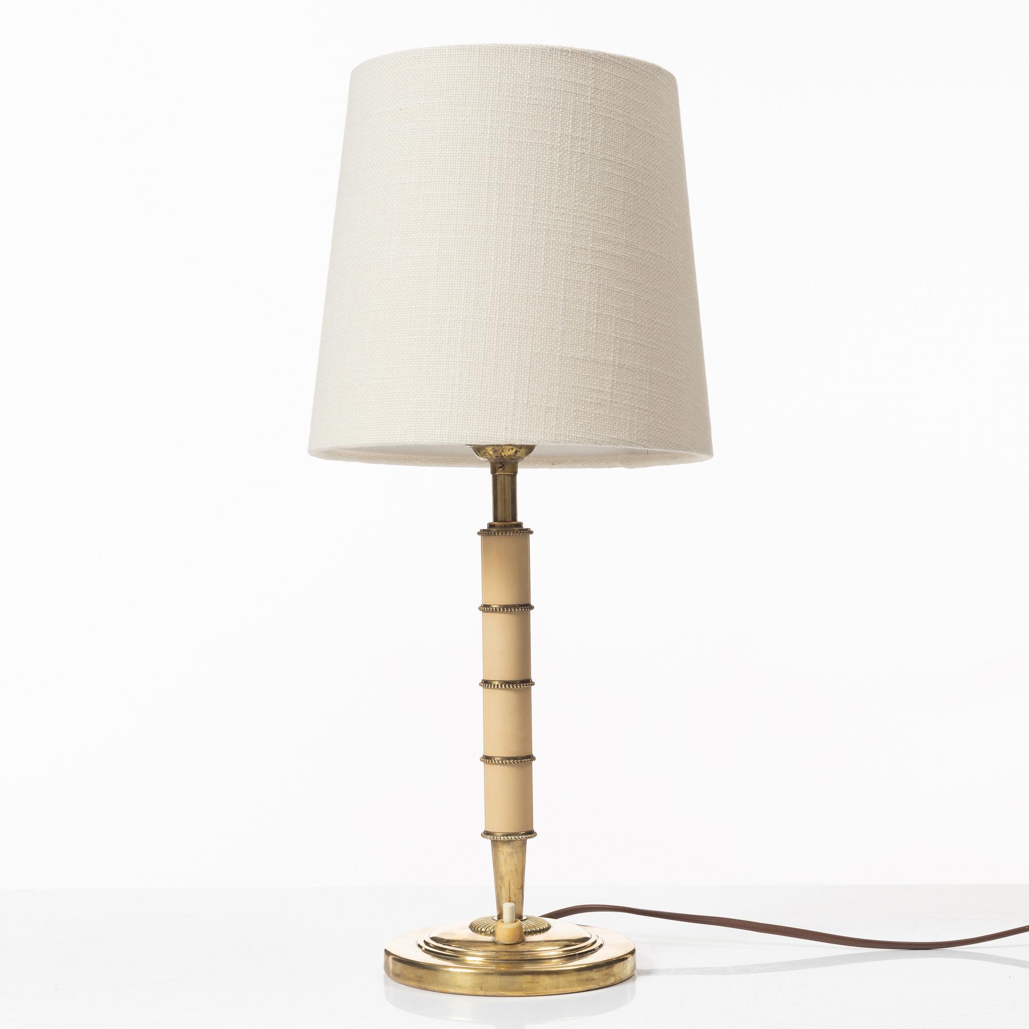 Bertil Brisborg, bordslampa, Nordiska Kompaniet, 1940-50-tal.