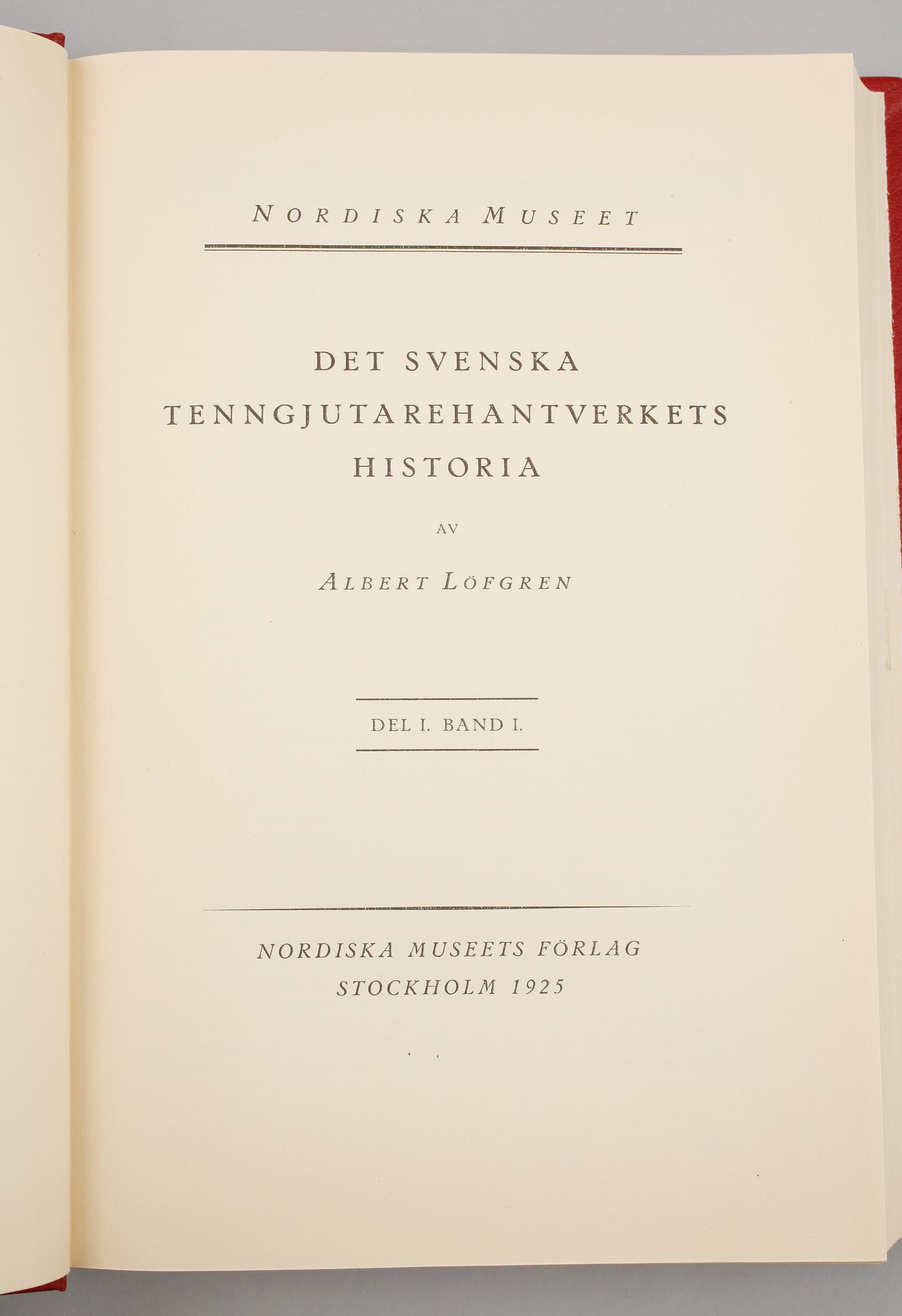 BÖCKER, 8 st, konstkonsthantverk, 1900- och 2000-tal.