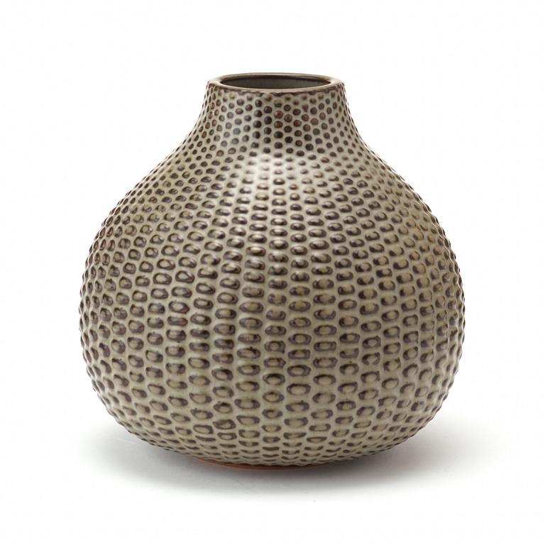 AXEL SALTO, vas av stengods, Royal Copenhagen, Danmark 1954.