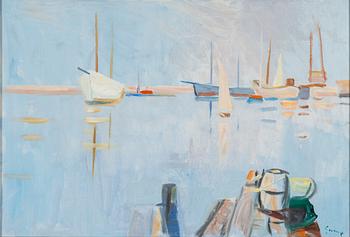 CARL GUNNE, oil canvas, signed.