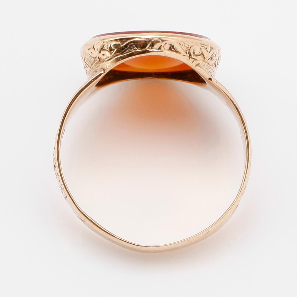 KLACKRING, 18K guld, svenska stämplar, 1940.