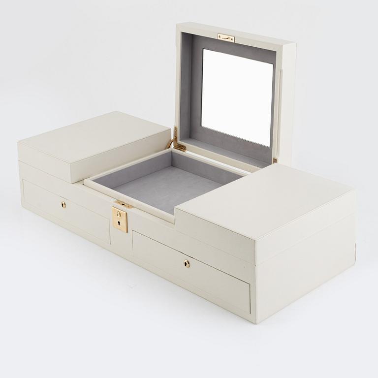 Smyckesskrin, Smythson, "Grosvenor Table Top Jewellery Box".