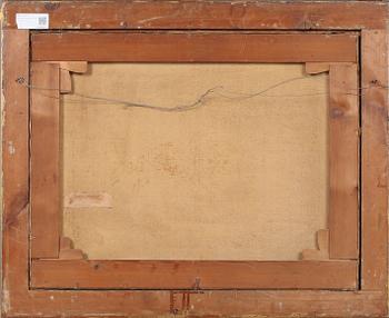 OKÄND KONSTNÄR, olja på duk, 1800-tal.