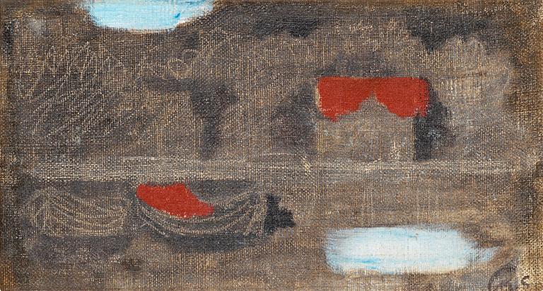 Ragnar Sandberg, "Båtar och magasinet" (Boats).
