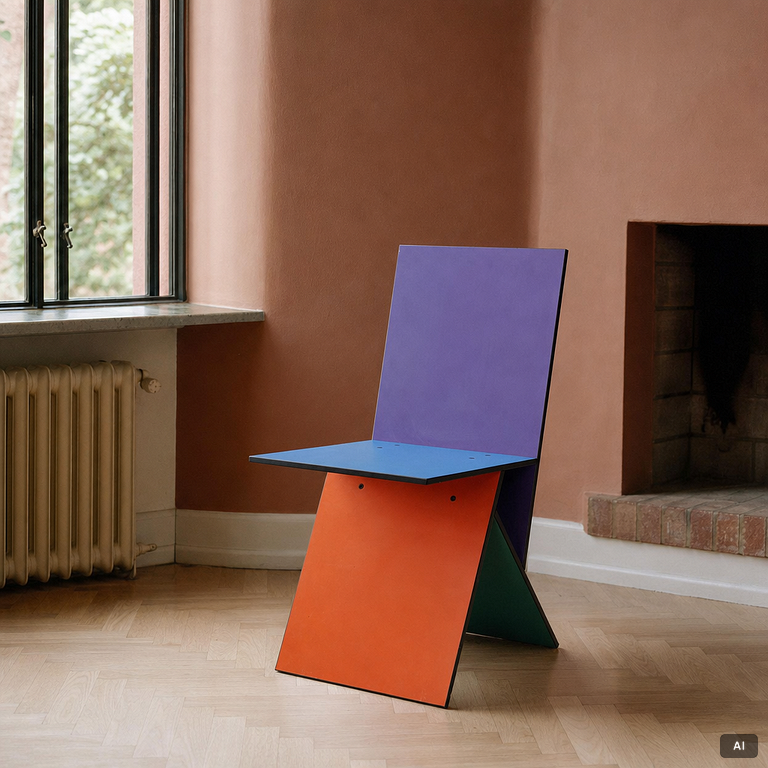 Verner Panton, A chair, "Vilbert", IKEA, 1990s.