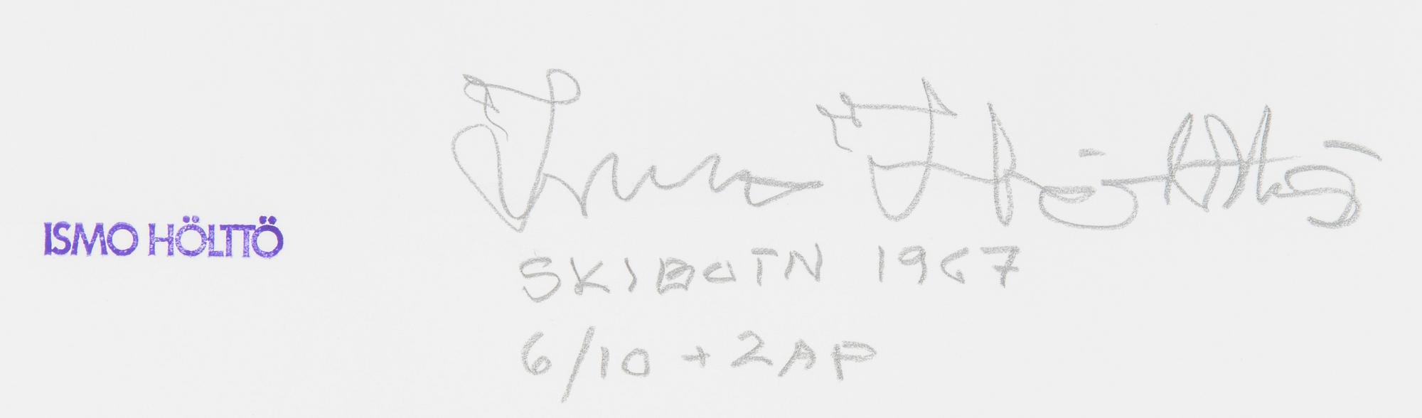 Ismo Hölttö, "Skibotn, Norja 1967".
