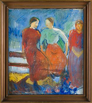 Yrjö Ollila, Kolme tyttöä aidalla.