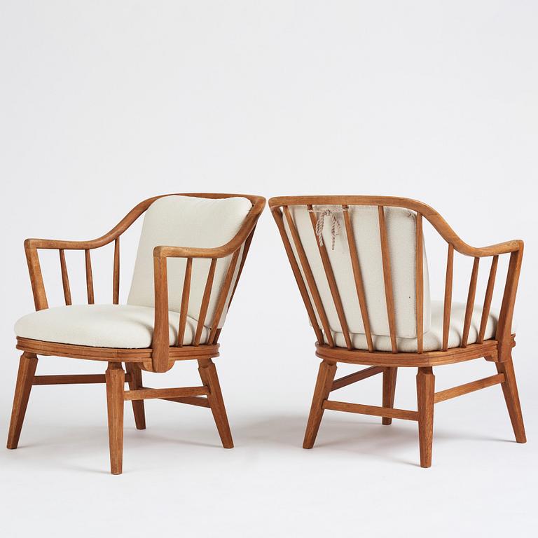 John Kärnhagen, karmstolar 1 par, Swedish Modern, 1930-40-tal.