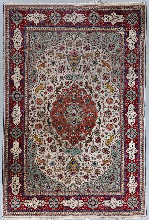 MATTA, semiantik/old Täbris, ca 270x180 cm.