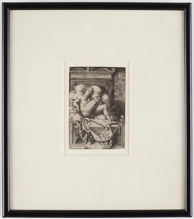 Hans Sebald Beham After, "Die nacht".