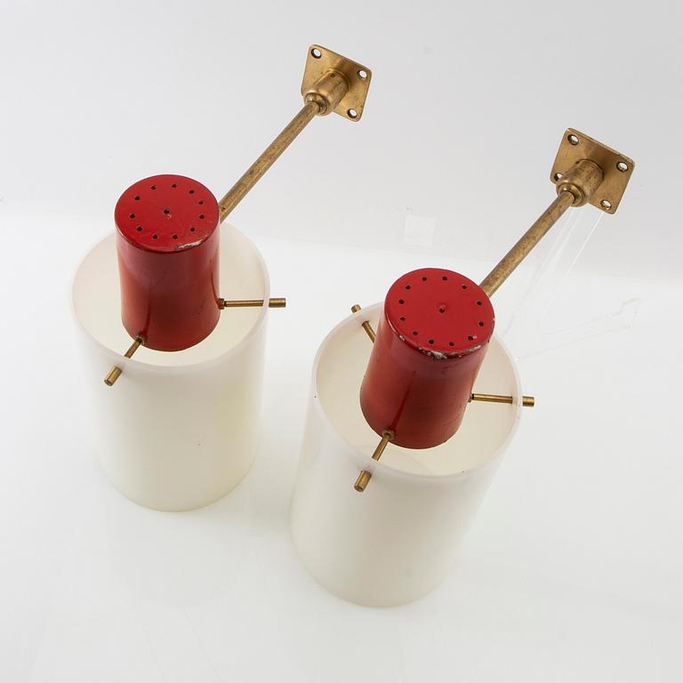 Wall lamps a pair 1960s Italy.